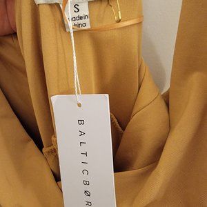 Baltic born midi dress mustard brand new